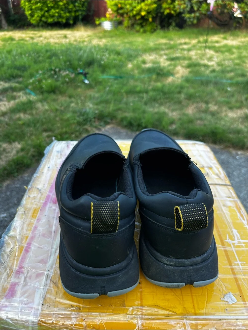 Gerry Moc II Men's Black Slip-On Work Waterproof Shoes Size 12